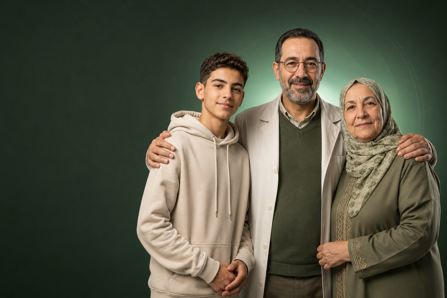 Trois générations marocaines accompagnées par la Pharmacie Al Imam Malek
